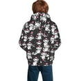 thumbnail image 5 of Sanrio Kuromi Kids' Hoodie 3d Print Sweatshirt Soft Pullover Hooded With Big Pockets Fans Gifts For Boys Or Girls X-Large, 5 of 7