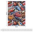 thumbnail image 2 of Manta de Lightning McQueen, manta de tela de superficie vertical súper suave de varios tamaños, acogedora y cálida, adecuada para cama, sofá, campamento, viajes, para todas las estaciones, liviana y, 2 of 8