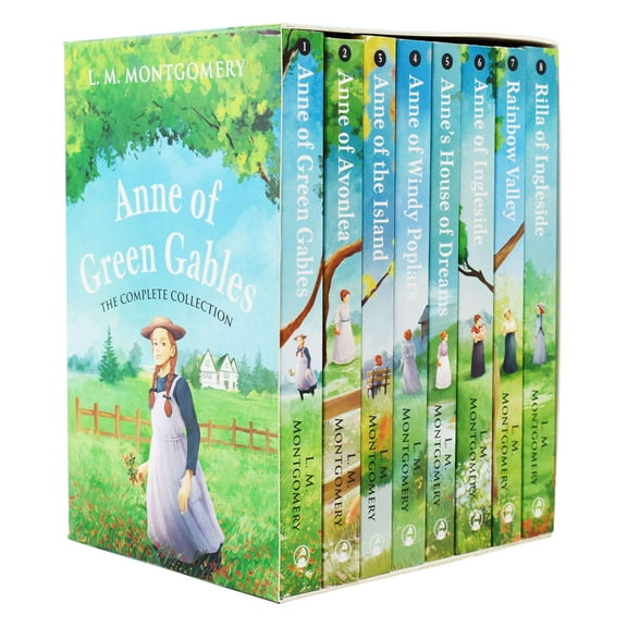 Anne of Green Gables The Complete 8 Books Set By L.M. Montgomery - Ages 9-14 - Paperback