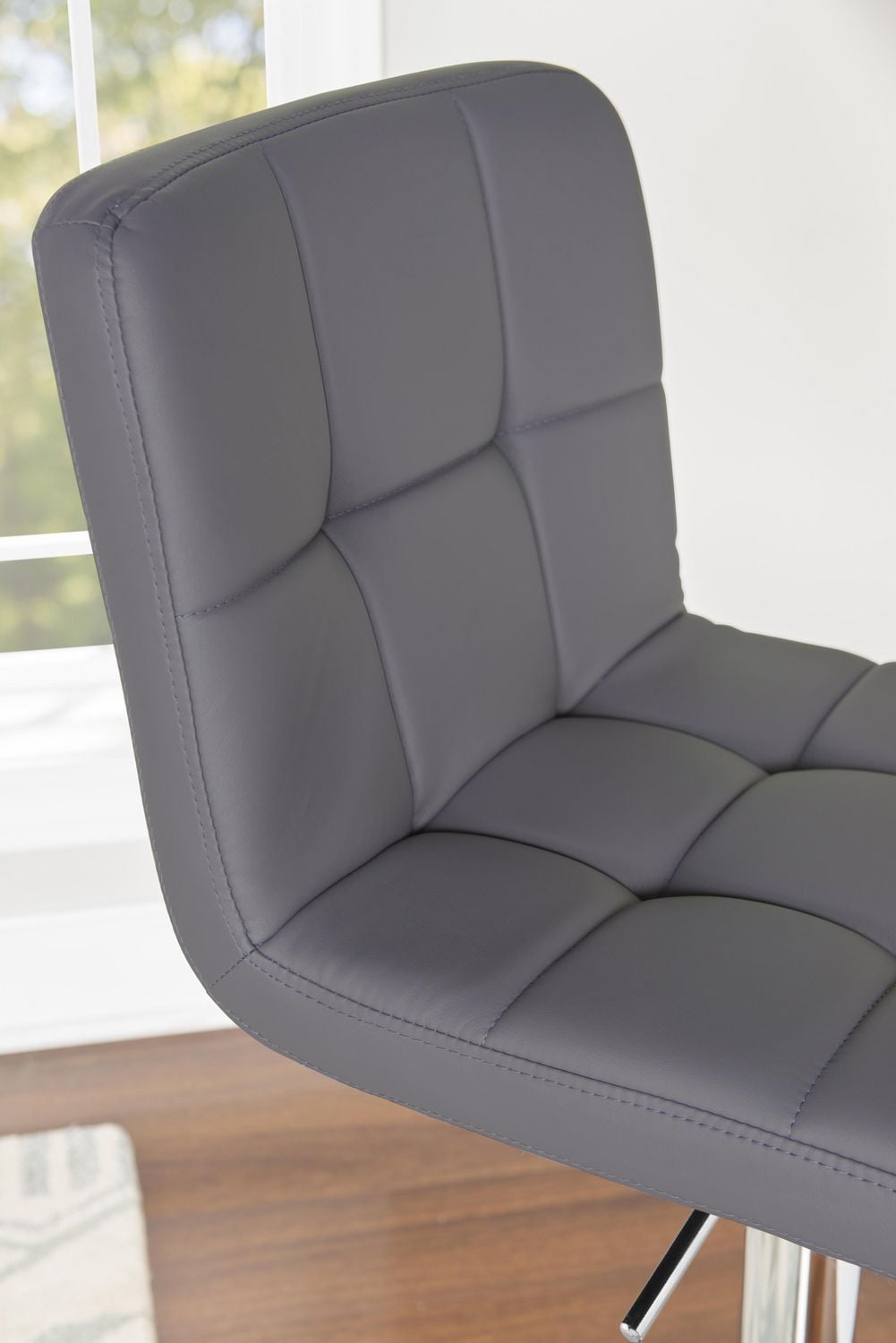 Tabouret de bar Nasar, Gris