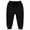 Z3-Black, variant on Boys Sweatpants Soild Color Print Elastic Waist Cotton Blend Loose Jogger Pants Full Length Trousers with Pockets Yellow,6-7 Years