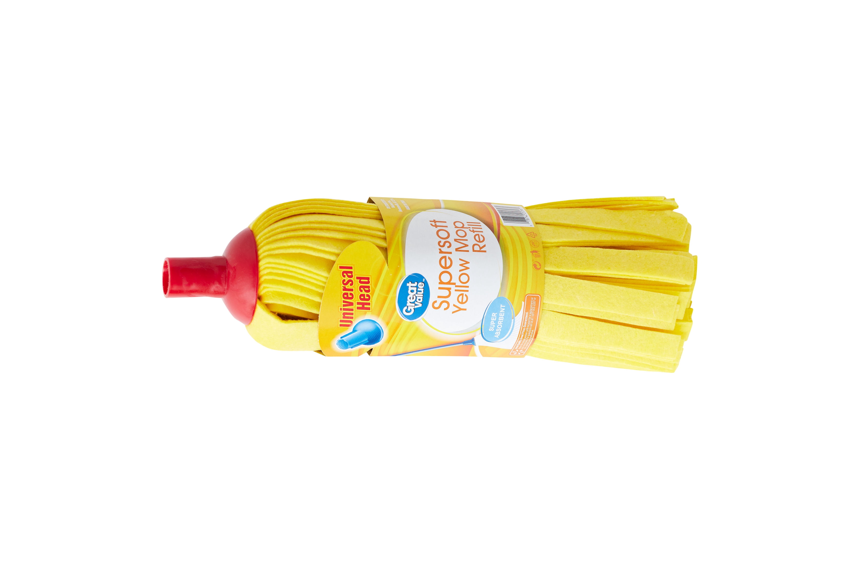 Great Value Super Soft Yellow  Chamois Mop Refill