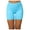 Blue, variant on Rutainlusire Womens Shorts Women's Solid Back Waist Deep V-shaped Sports Fitness Running Yoga Shorts