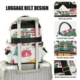 thumbnail image 3 of FORMRS Mini Backpack Purse for Women Travel Daypack Casual Shoulder Bag, Christmas Train, 3 of 7