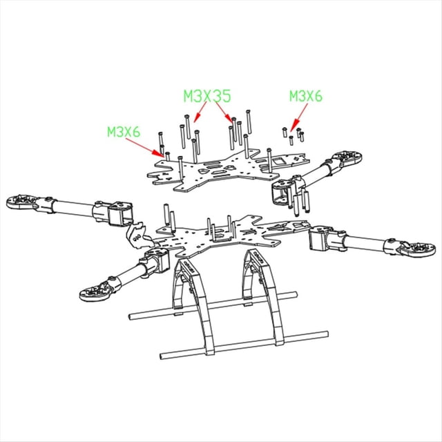 de Fibra de Carbono para Dron de Carreras FPV de 15 Pulgadas, Cuadricóptero FPV Freestyle, para una Estabilidad y un Rendimiento de Vuelo Mejorados