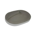 thumbnail image 4 of Ruvati 24 x 16 inch Semi-Recessed Drop-in Topmount Bathroom Sink Rectangular Ceramic, 4 of 6