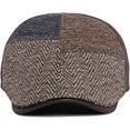 thumbnail image 5 of CoCopeaunts Newsboy Cap Autumn Winter Beret Hat Men Women 6 Panels Patchwork Artist Painter Beret Hat Retro Flat Octagonal Cap, 5 of 7