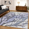 thumbnail image 6 of Addison Rugs Mayfield Premium Machine Washable Transitional Botanical Purple Rectangle Rug, 10' x 14', 6 of 6