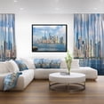 thumbnail image 3 of Designart ' Lower Manhattan Skyline Panorama ' Cityscape Framed Canvas Art Print, 3 of 3