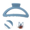 thumbnail image 3 of Unique Bargains 1 Pc Frosted Half Circle Hair Clips Hairdo Clip for Home Blue, 3 of 5