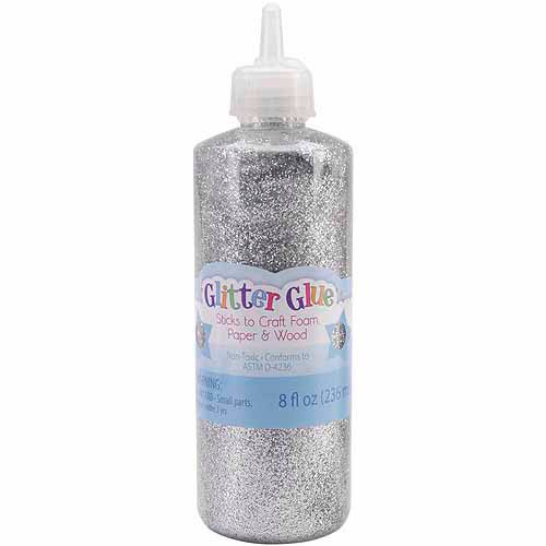 Glitter Glue 8 OuncesBlack
