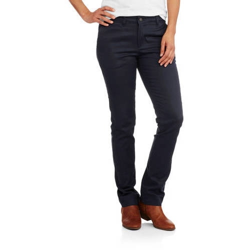 women's slim straight leg pants