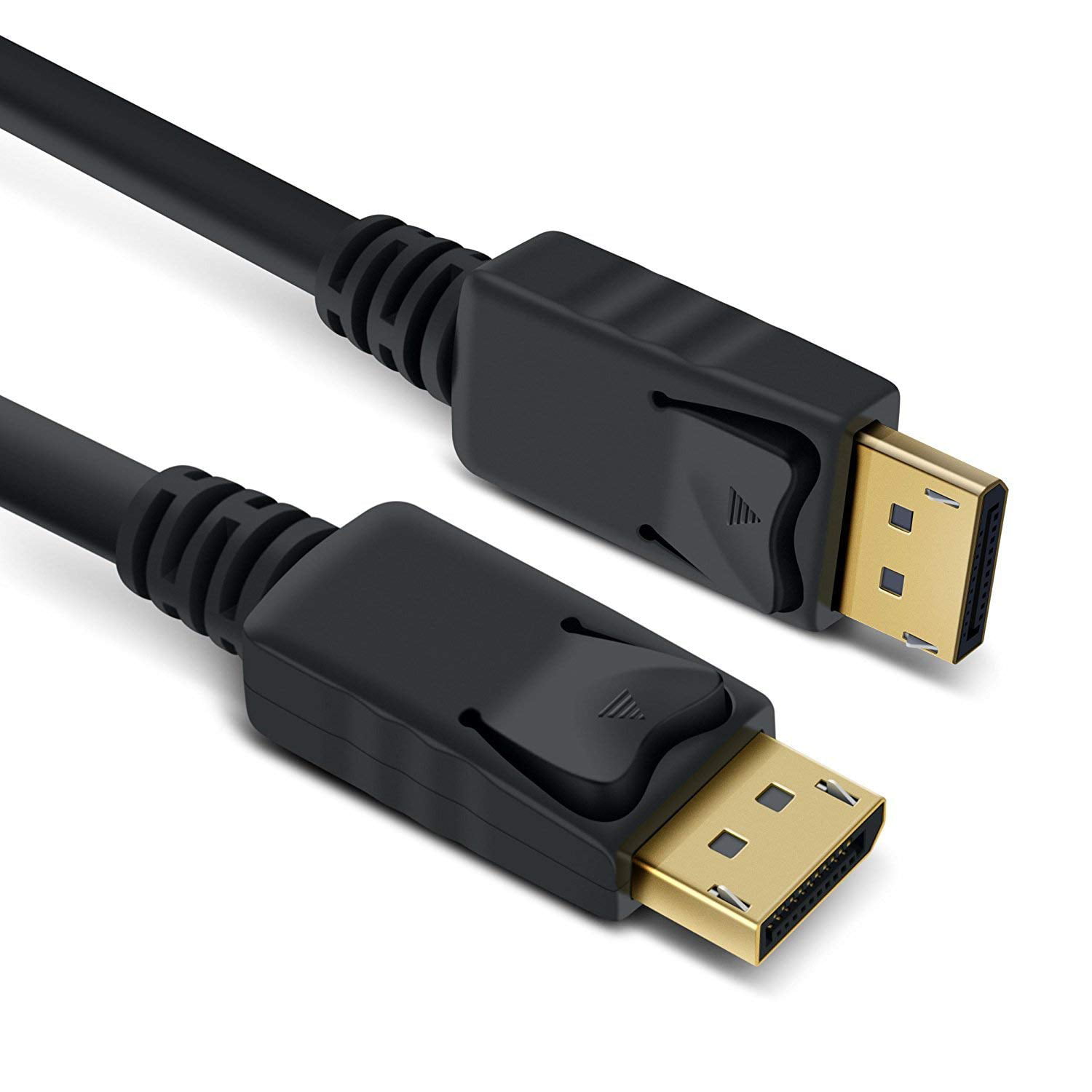 DP-0010K 10ft DisplayPort Gold-Plated Male to Male Monitor A/V Cable w/ Latches 