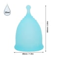 thumbnail image 4 of Women Menstrual Cup Feminine Hygiene Cup Cleaning Machine Set Menstruation Supplies ReusableL x 2, 4 of 4