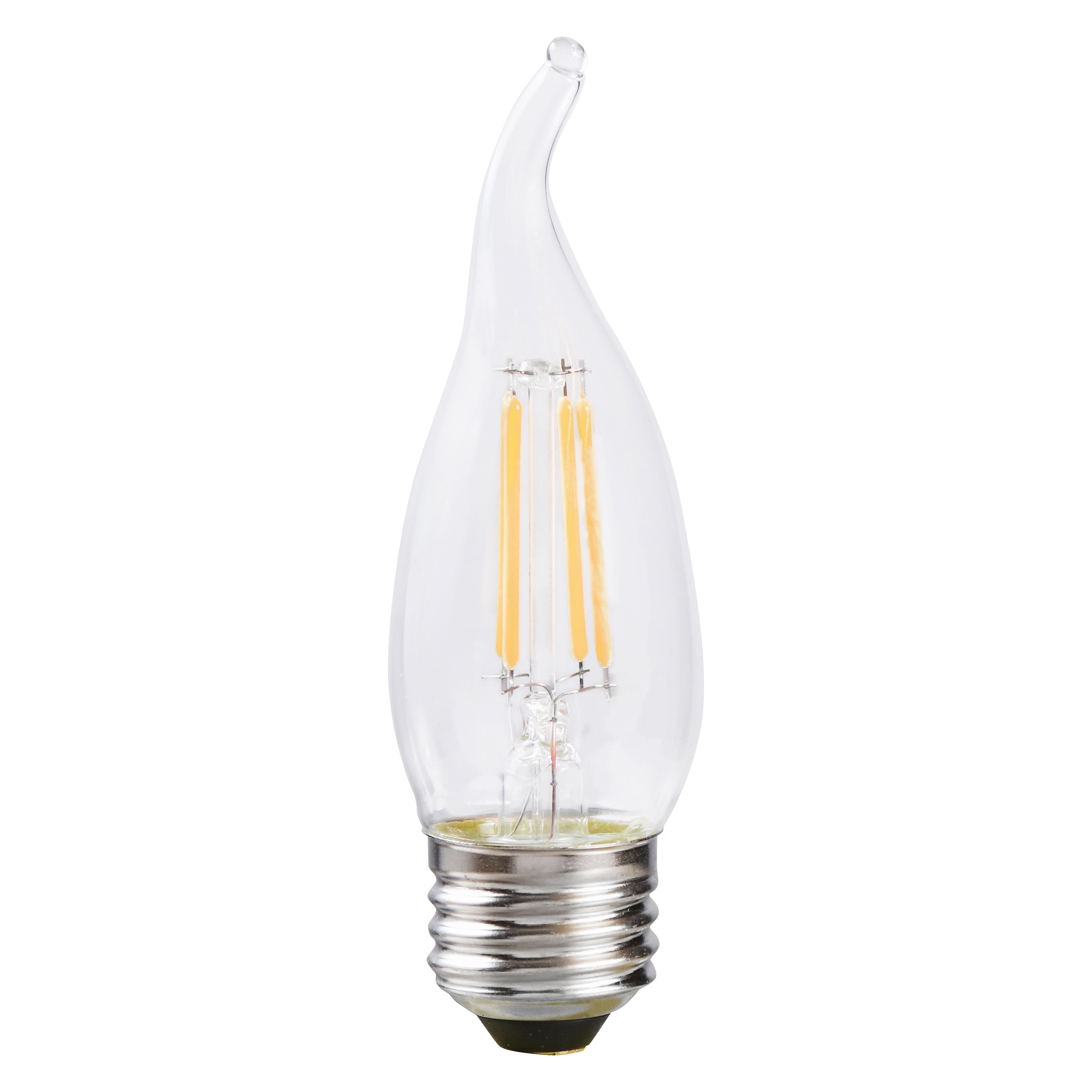 Sylvania LED Reduced Eye Strain B10 Light Bulb, 60 watts, Dim, Soft White, 12 Pack