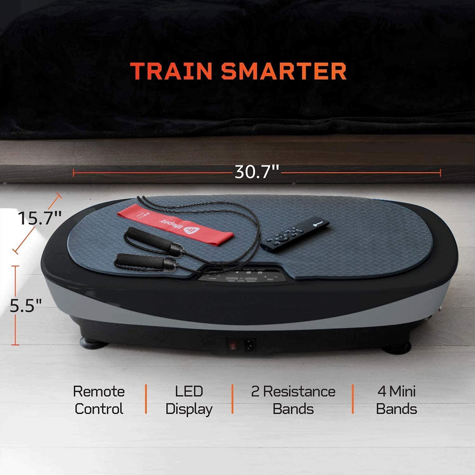LifePro Rumblex Max 4D Vibration Plate Home Workout Equipment Exercise Machine Black Walmart