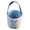 Blue, variant on Xoxingysm Home Textile Storage Easter Basket Holiday Rabbit Bunny Printed Canvas Gift Carry Candy Bag