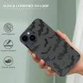 thumbnail image 3 of Halloween Black Bat Pattern Phone Case is a high-quality PC plastic protective case with ultra-thin shock-absorbing and cute phone case Suitable for iPhone 13/iPhone 14 full range phone cases, 3 of 4