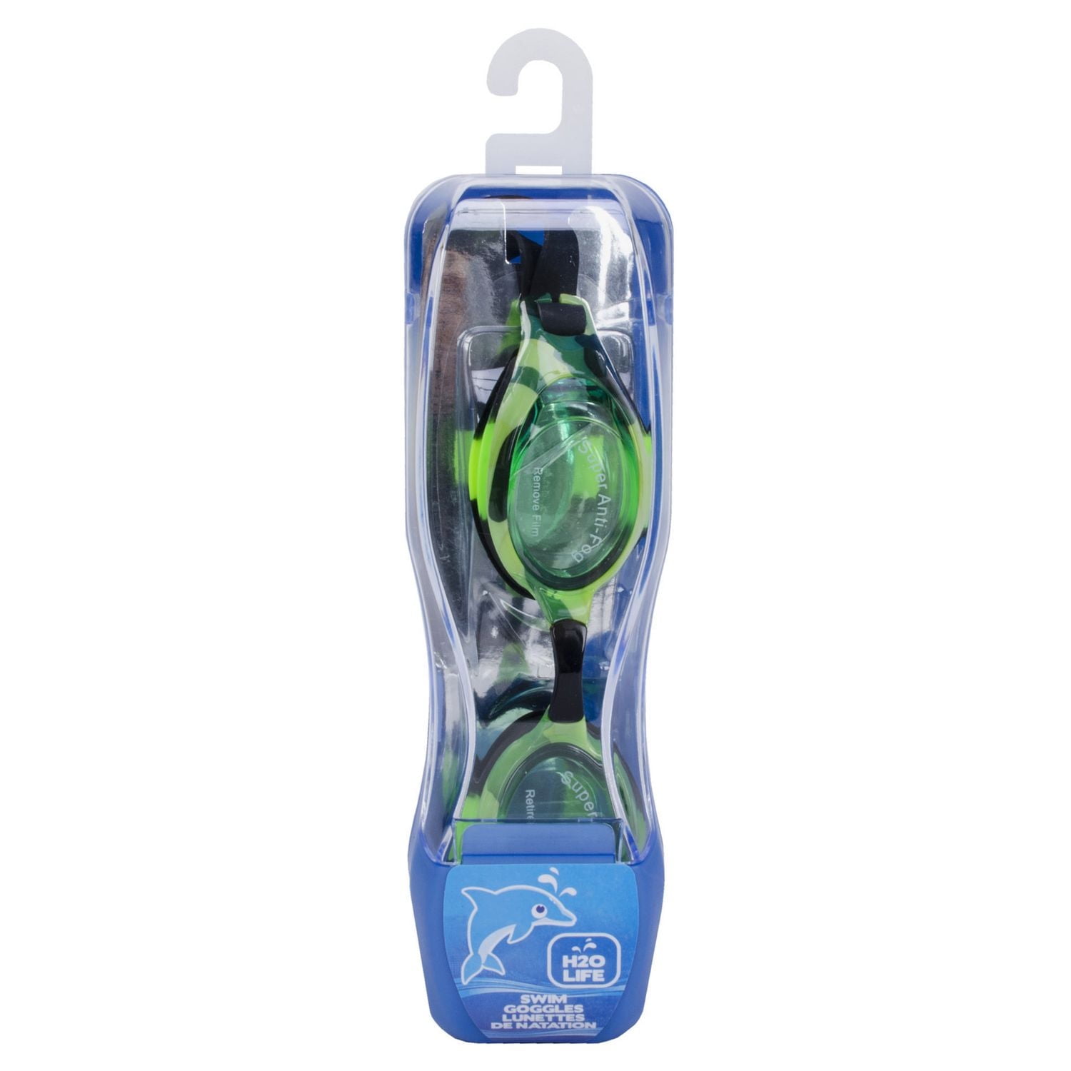 Lunettes De Natation Antibuée GSG13SG18 Pour Enfants Avec Imprimee Camouflage Polycarbonate