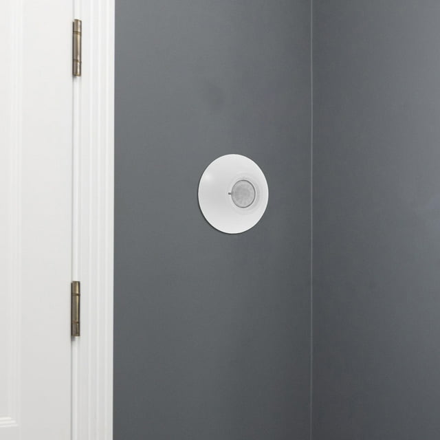 HAMPPLIES 360Degree Motion Sensor Alarm for Home and Factory Security White Plastic High Sensitivity Easy Installation