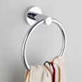 thumbnail image 2 of Stainless Steel Towel Holder Round Napkin Rings Wall Mounted Collection For Bathroom, Kitchen, Bedroom, Etc., 2 of 5