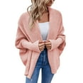 thumbnail image 1 of Cardigan Épais à Manches Courtes en Tricot pour Femmes, 1 of 6