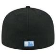 thumbnail image 4 of Men's New Era Black New York Yankees Tonal Koi 59FIFTY Fitted Hat, 4 of 6
