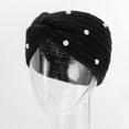 thumbnail image 4 of Unique Bargains 1 Pc Fashion Headband Pearl Pattern Black, 4 of 5