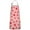 Red Strawberry Plants, variant on Red Strawberry Plants Fruit Apron-Garden Aprons for Women with Pockets-Cotton Linen Waterproof Kitchen Cooking Gardening Aprons Adjustable for Kitchen,Cooking,BBQ and Salon 33x27 Inch