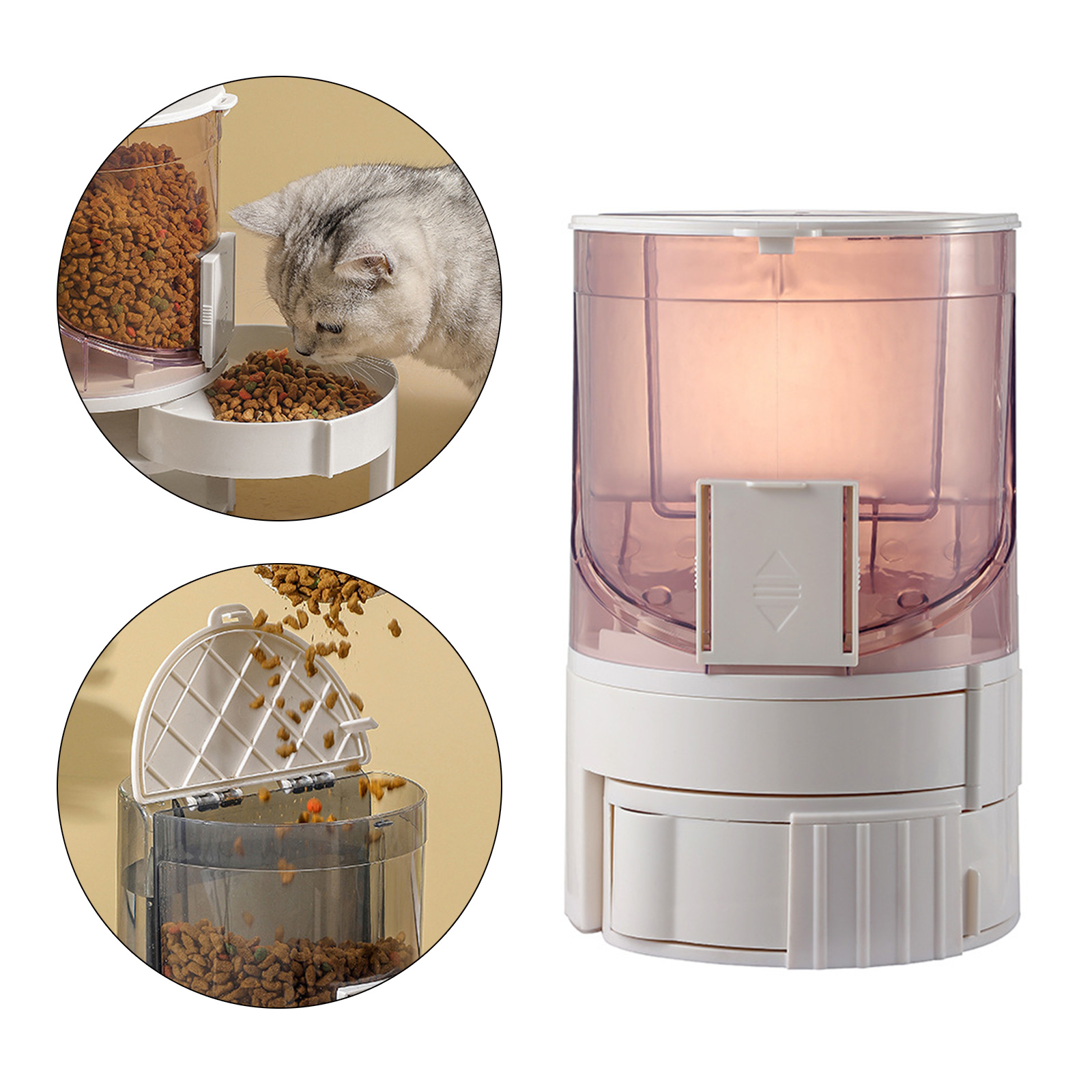 2in1 Pet Water Bowl Feeder Automatic Dog Feeding Bowl Water Dispenser Drinking Bowl Container Pet Dishware