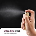 thumbnail image 3 of Lisapack 8ML Atomizer Perfume Spray Bottle for Travel, Empty Refillable Cologne Dispenser, Portable Sprayer (Gold), 3 of 9