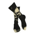 thumbnail image 4 of Rocae Gothic Winged Skull Novelty Casual compression Socks For Women Men Contrast Color Stockings, 4 of 8