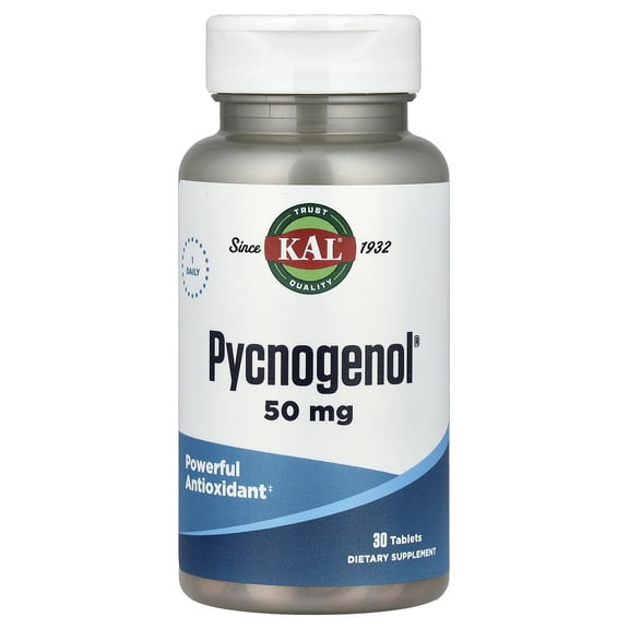 Kal - Pycnogenol Patented Pine Bark Extract 50 mg. - 30 Tablets