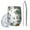 Dinosaur and Volcano, variant on 12oz Stemless Wine Tumblers Dinosaur and Volcano Pattern Vacuum Insulated Stainless Steel Travel Tumbler Cups Mug with Lid and Straw for Champaign,Cocktail,Beer with Cleaning Brush