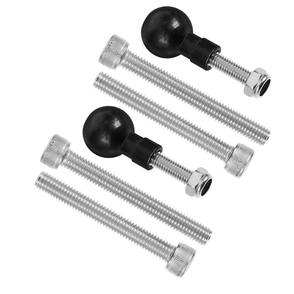 Raindrops 2Set Aluminum Alloy Motorcycle Handlebar Fixation with M8 Threaded Post for Phone Holder and Rearview Mirror Mounting Bracket Kit