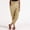 Khaki, variant on Babysbule Womens Slim Leg Loose Pants Women's Casual High-waist Strapped Solid Color Trousers