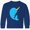 Royal Bue, variant on Inktastic Narwhal Long Sleeve Youth T-Shirt