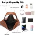 thumbnail image 4 of FALAN MULE Women’s Hobo Shoulder Bag Soft Leather Slouchy Handbag Large Capacity Everyday Purse, 4 of 7