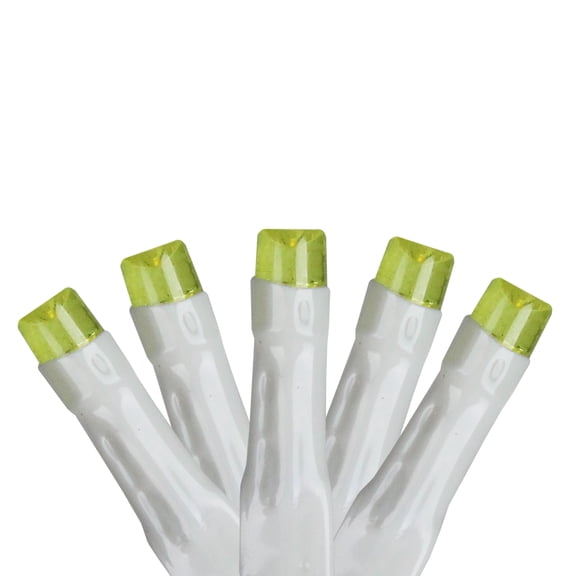 Northlight 20ct Wide Angle LED Battery Operated String Lights Amber - 6.25' White Wire