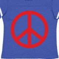 thumbnail image 4 of Inktastic Fun Red Peace Sign Boys or Girls Toddler T-Shirt, 4 of 5