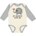 thumbnail image 3 of Inktastic My Abuelita Loves Me Grandchild Boys or Girls Long Sleeve Baby Bodysuit, 3 of 5