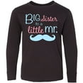 thumbnail image 3 of Inktastic Big Sister to a Little Mr Long Sleeve Youth T-Shirt, 3 of 5