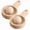 2pcs, variant on Wooden Circular Dumpling Wrapper Presser, Kitchen Dough Mold for Dumpling & Wonton Skins