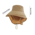 thumbnail image 3 of RYDCOT Sun Hat, Outdoor Wide Brimmed Sun Protection Hat, Windproof Fisherman Hat, Breathable Sun Hat, Travel Leisure Hat Spring and Summer Sunscreen Hat, 3 of 6
