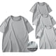 thumbnail image 1 of pstuiky camisetas de hombre, Camiseta informal de manga corta con solapa y media cremallera para hombre ropa de hombre xxl, 1 of 8