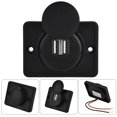 thumbnail image 3 of Kenally 3.1A Coche Dual Negro ABS Puerto USB Toma de corriente 12V LED Impermeable Vehículos, repuestos y accesorios Mis Kenally VI003647-00, 3 of 6
