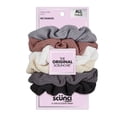 thumbnail image 2 of (5 pack) Scunci No Damage Thermal Scrunchies - Lavender/Neutral - All Hair - 6-Count, 2 of 6