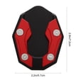 thumbnail image 2 of VERDANVERSE Motorcycle Kickstand Stand Support Plate Kickstand Pad Motorcycle Red 1PCS, 2 of 5