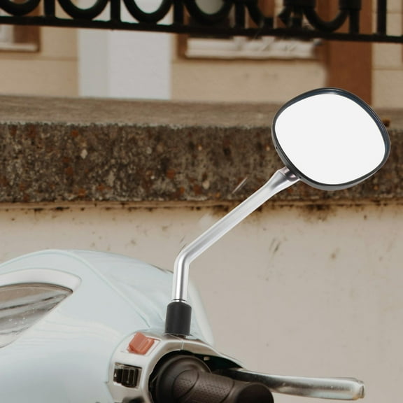 LULULION 1Pair Sleek Pink Scooter Side Mirrors with Wide Viewing Angle