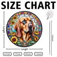 thumbnail image 3 of 89Bloom Bloodhound Window Hanging Stained Glass, Bloodhound Suncatchers for Windows Stained Glass, Stained Glass Dog suncatcher, Dog Stained Glass, 3 of 8